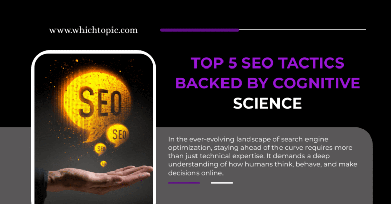 SEO tactics cognitive science